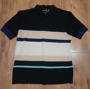 FRED PERRY RAF SIMONS POLO SHIRT MADE IN PORTUGAL 🇵🇹 SIZE 38